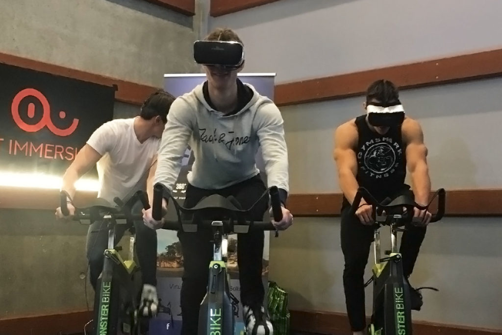 Vr online indoor cycling