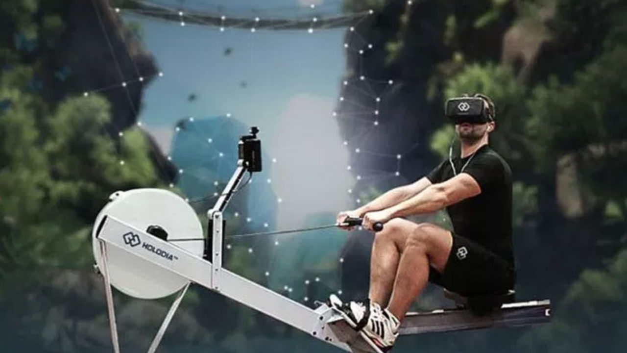 virtual rowing workout
